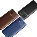 Custodia in TPU antiurto con trama in fibra di carbonio, For OPPO Reno4 SE