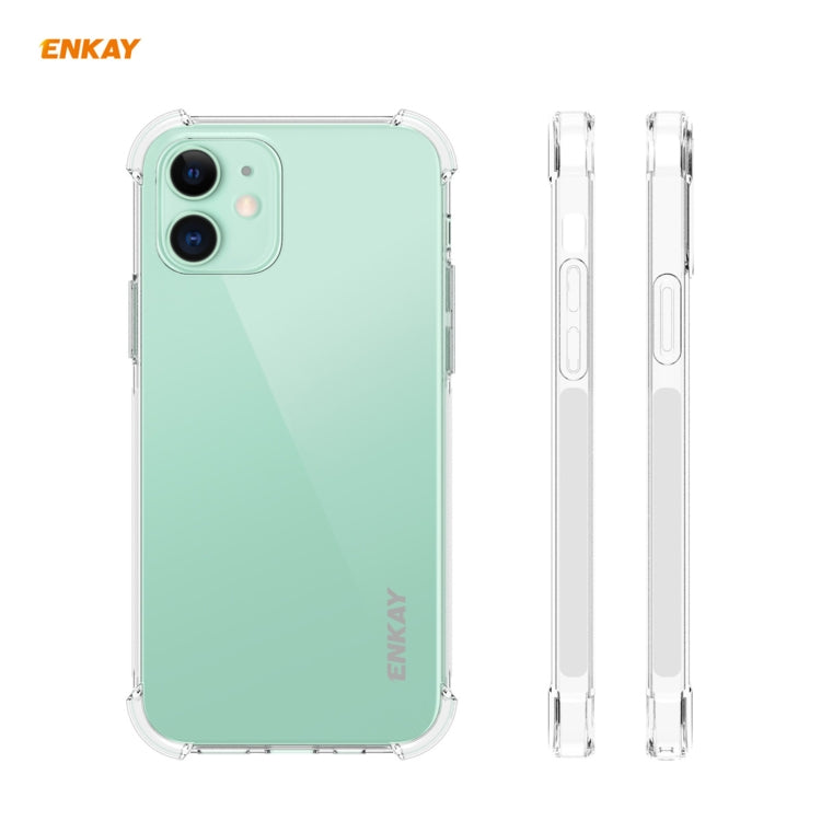 Hat-Prince ENKAY ENK-PC049 Custodia morbida in TPU trasparente Cover antiurto, For iPhone 12 mini, For iPhone 12 / 12 Pro, For iPhone 12 Pro Max
