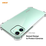 Hat-Prince ENKAY Custodia morbida in TPU trasparente 2 in 1 Cover antiurto + Pellicola protettiva in vetro temperato 0,26 mm 9H 2,5D, For iPhone 12 mini, For iPhone 12 / 12 Pro, For iPhone 12 Pro Max