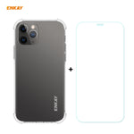 Hat-Prince ENKAY Custodia morbida in TPU trasparente 2 in 1 Cover antiurto + Pellicola protettiva in vetro temperato 0,26 mm 9H 2,5D, For iPhone 12 mini, For iPhone 12 / 12 Pro, For iPhone 12 Pro Max