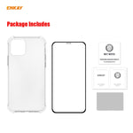 Hat-Prince ENKAY Custodia morbida in TPU trasparente 2 in 1 Cover antiurto + 0,26 mm 9H 2,5D Full Glue Pellicola protettiva in vetro temperato a copertura totale, For iPhone 12 mini, For iPhone 12 / 12 Pro, For iPhone 12 Pro Max
