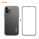 Hat-Prince ENKAY Custodia morbida in TPU trasparente 2 in 1 Cover antiurto + 0,26 mm 9H 2,5D Full Glue Pellicola protettiva in vetro temperato a copertura totale, For iPhone 12 mini, For iPhone 12 / 12 Pro, For iPhone 12 Pro Max