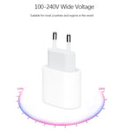 Caricatore da viaggio USB-C PD 20W con presa EU
