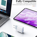 Caricatore da viaggio USB-C PD 20W con presa EU
