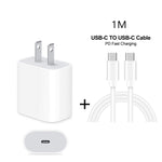 Caricabatterie USB-C PD 20W con cavo dati 1 m