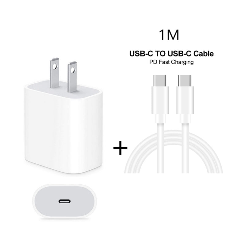 Caricabatterie USB-C PD 20W con cavo dati 1 m