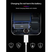 Caricabatterie da viaggio con porta USB-C/Type-C singola PD 20W 2 in 1 + set di cavi dati a ricarica rapida da USB-C/Type-C a USB-C/Type-C 3A PD 3.0, lunghezza cavo: 2 m, spina USA, 20W 2m