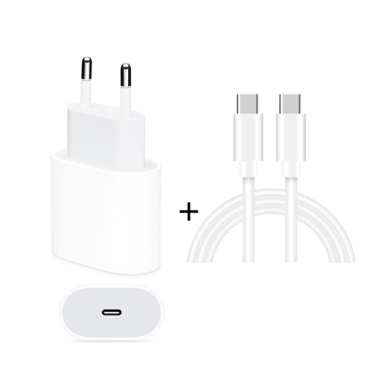 Caricatore da viaggio USB-C PD 20W con cavo Type-C 1m