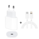 Caricatore da viaggio USB-C PD 20W con cavo dati 1 m