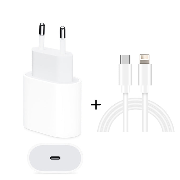 Caricatore da viaggio USB-C PD 20W con cavo dati 1 m