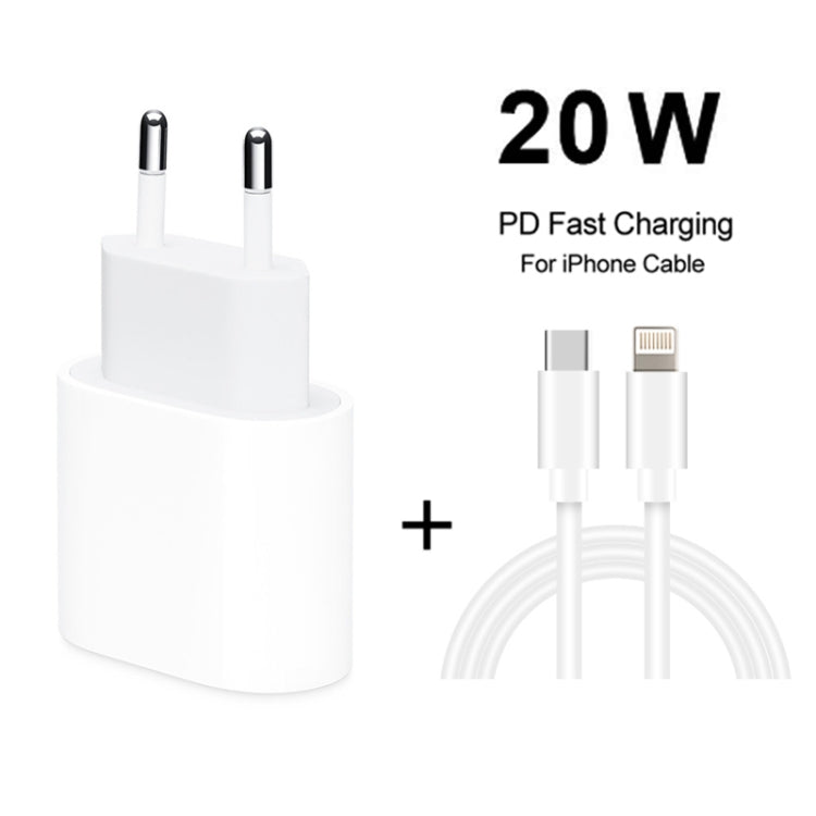 Caricatore da viaggio USB-C PD 20W con cavo dati 1 m
