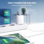 Caricatore da viaggio USB-C PD 20W con cavo dati 1 m