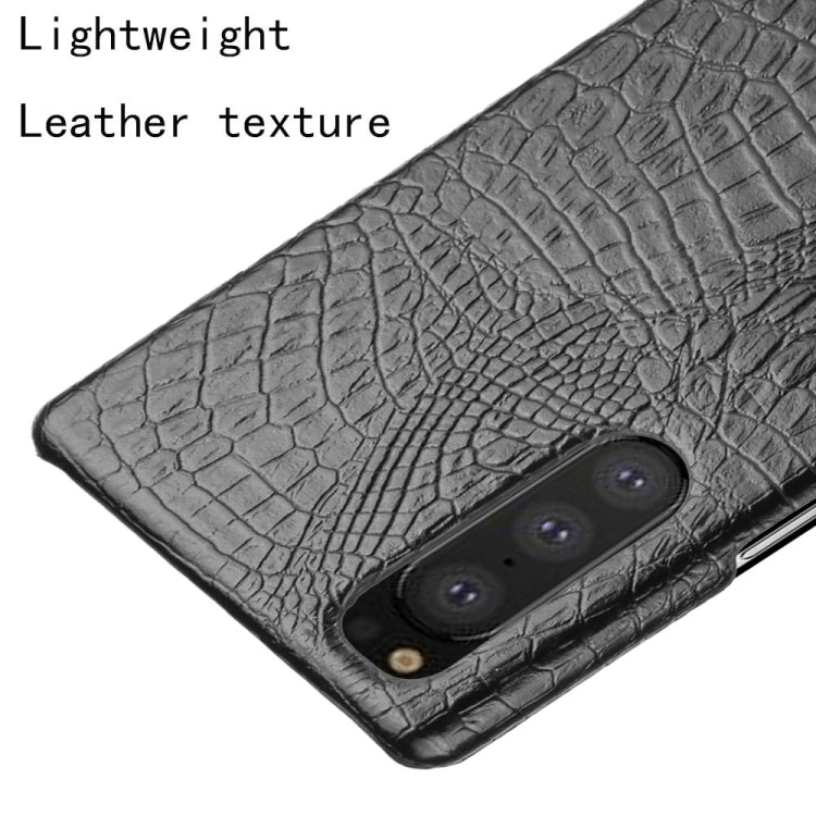 Per Sony Xperia 5 II antiurto Crocodile Texture PC + custodia in PU