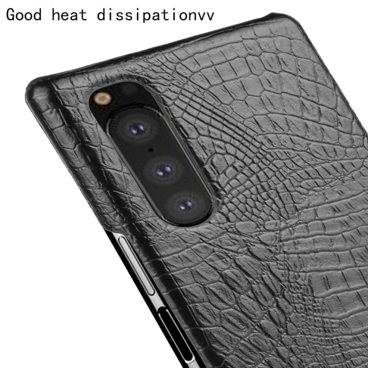 Per Sony Xperia 5 II antiurto Crocodile Texture PC + custodia in PU