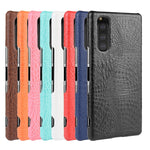 Per Sony Xperia 5 II antiurto Crocodile Texture PC + custodia in PU