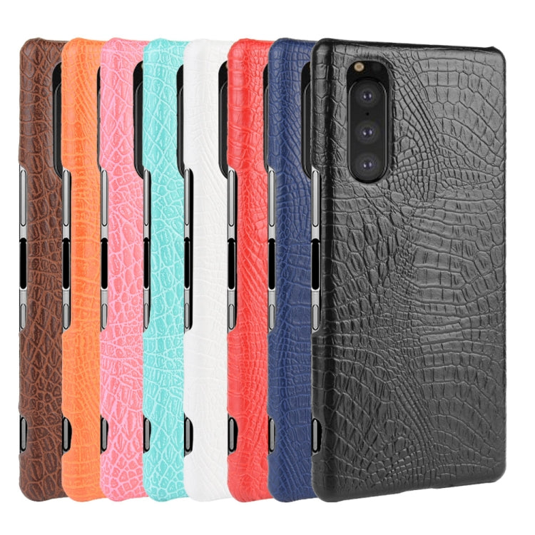 Per Sony Xperia 5 II antiurto Crocodile Texture PC + custodia in PU