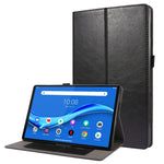 Custodia in pelle PU pieghevole orizzontale da lavoro a 2 pieghe con slot per schede e supporto, For Lenovo Tab M10 10.1, For  Lenovo Tab M10 10.1, For Lenovo M10 Plus