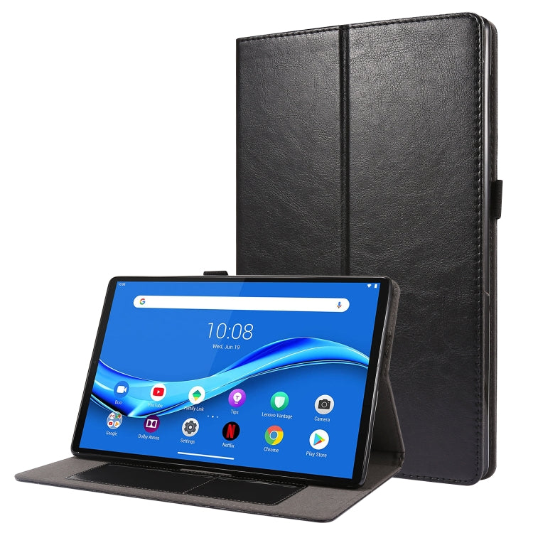 Custodia in pelle PU pieghevole orizzontale da lavoro a 2 pieghe con slot per schede e supporto, For Lenovo Tab M10 10.1, For  Lenovo Tab M10 10.1, For Lenovo M10 Plus