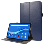 Custodia in pelle PU pieghevole orizzontale da lavoro a 2 pieghe con slot per schede e supporto, For Lenovo Tab M10 10.1, For  Lenovo Tab M10 10.1, For Lenovo M10 Plus