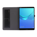 Custodia in pelle PU pieghevole orizzontale da lavoro a 2 pieghe con slot per schede e supporto, For Huawei MatePad T 10s, For Huawei MatePad T8 8.0