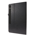Custodia in pelle PU pieghevole orizzontale da lavoro a 2 pieghe con slot per schede e supporto, For Samsung Galaxy Tab S8+ / Tab S8 Plus /  Tab S7 FE / Tab S7+ T970/T976B
