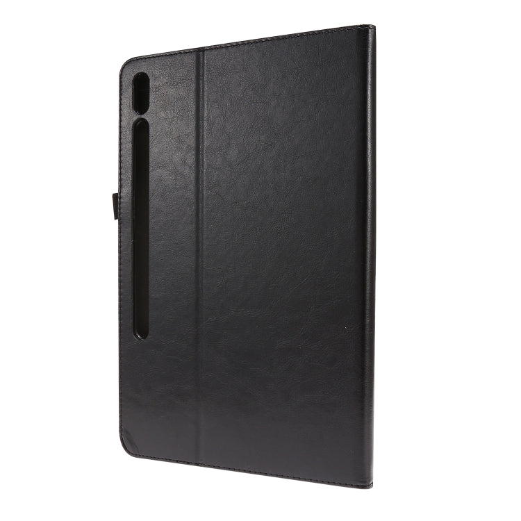 Custodia in pelle PU pieghevole orizzontale da lavoro a 2 pieghe con slot per schede e supporto, For Samsung Galaxy Tab S8+ / Tab S8 Plus /  Tab S7 FE / Tab S7+ T970/T976B