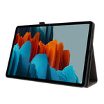 Custodia in pelle PU pieghevole orizzontale da lavoro a 2 pieghe con slot per schede e supporto, For Samsung Galaxy Tab S8+ / Tab S8 Plus /  Tab S7 FE / Tab S7+ T970/T976B