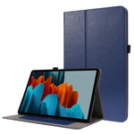 Custodia in pelle PU pieghevole orizzontale da lavoro a 2 pieghe con slot per schede e supporto, For Samsung Galaxy Tab S8+ / Tab S8 Plus /  Tab S7 FE / Tab S7+ T970/T976B