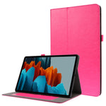 Custodia in pelle PU pieghevole orizzontale da lavoro a 2 pieghe con slot per schede e supporto, For Samsung Galaxy Tab S8+ / Tab S8 Plus /  Tab S7 FE / Tab S7+ T970/T976B