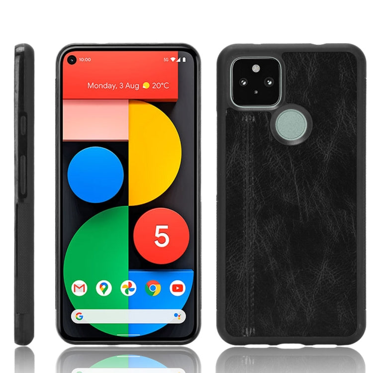 Per Google Pixel 5 Custodia antiurto per PC + PU + TPU, For Google Pixel 5