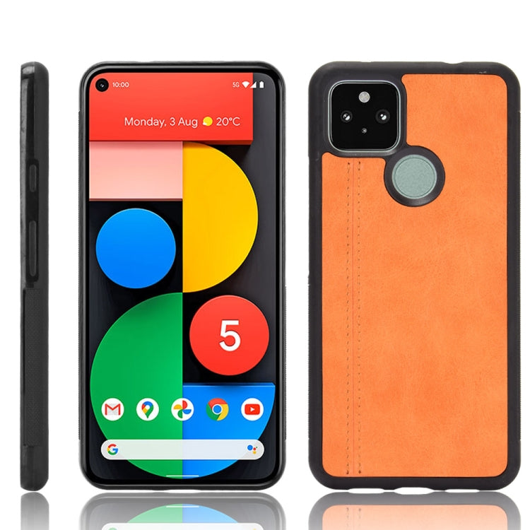 Per Google Pixel 5 Custodia antiurto per PC + PU + TPU, For Google Pixel 5