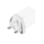 SDC-30W 30W QC 3.0 USB + 2.4A Doppie porte USB 2.0 Cellulare Tablet PC Caricatore rapido universale Caricatore da viaggio, presa UK, UK Plug