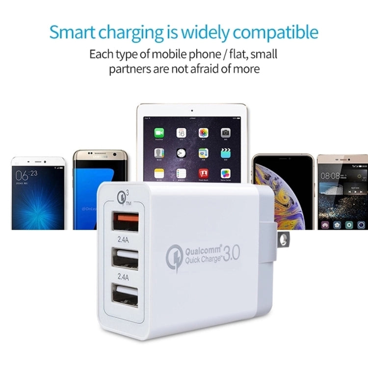 Cavo dati 2 in 1 USB a USB-C e USB QC 3.0 30W