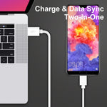Cavo dati 2 in 1 USB a USB-C e USB QC 3.0 30W