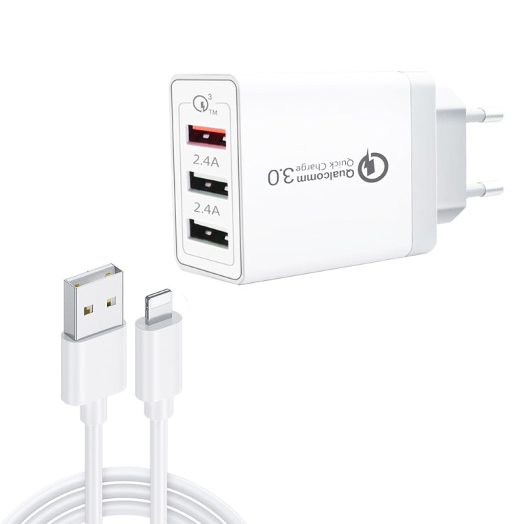 Cavo dati USB 2 in 1 e caricatore QC3.0 30W