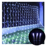 4x6m 672 LED Luci per reti da pesca impermeabili Luci per tende per tende Fata Festa di nozze Decorazione per feste Lampade 220V, Spina UE