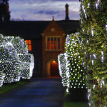 4x6m 672 LED Luci per reti da pesca impermeabili Luci per tende per tende Fata Festa di nozze Decorazione per feste Lampade 220V, Spina UE