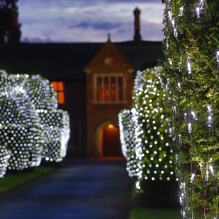 4x6m 672 LED Luci per reti da pesca impermeabili Luci per tende per tende Fata Festa di nozze Decorazione per feste Lampade 220V, Spina UE