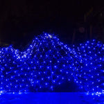 4x6m 672 LED Luci per reti da pesca impermeabili Luci per tende per tende Fata Festa di nozze Decorazione per feste Lampade 220V, Spina UE