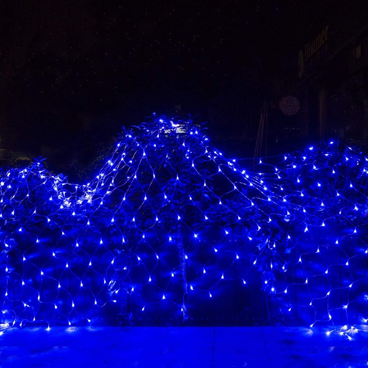 4x6m 672 LED Luci per reti da pesca impermeabili Luci per tende per tende Fata Festa di nozze Decorazione per feste Lampade 220V, Spina UE