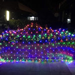4x6m 672 LED Luci per reti da pesca impermeabili Luci per tende per tende Fata Festa di nozze Decorazione per feste Lampade 220V, Spina UE