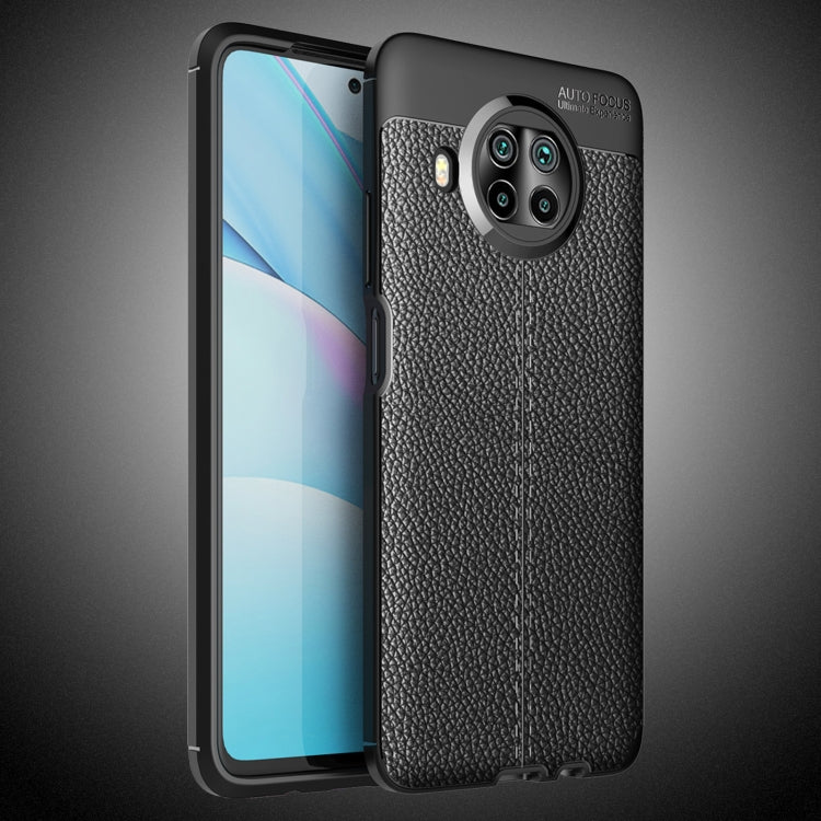 Custodia antiurto in TPU con texture Litchi, For Xiaomi Mi 10T Lite
