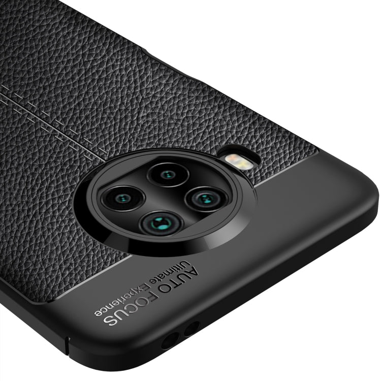 Custodia antiurto in TPU con texture Litchi, For Xiaomi Mi 10T Lite