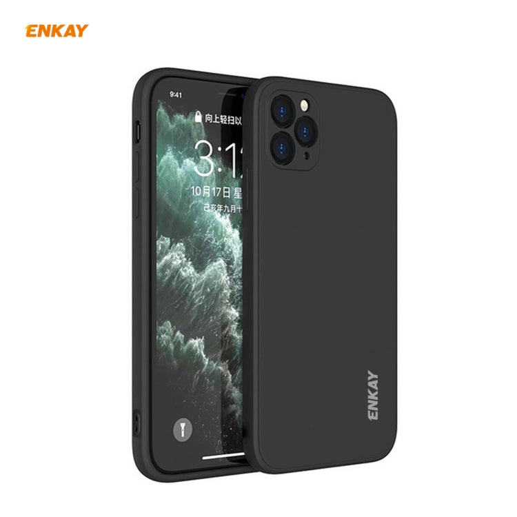 Per iPhone 11 Pro Hat-Prince ENKAY ENK-PC065 Custodia protettiva antiurto in silicone liquido con bordo dritto, For iPhone 11 Pro