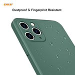Per iPhone 11 Pro Max Hat-Prince ENKAY ENK-PC066 Custodia protettiva antiurto in silicone liquido con bordo dritto, For iPhone 11 Pro Max