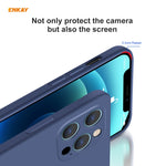 Per iPhone 12 Pro Hat-Prince ENKAY ENK-PC069 Custodia protettiva antiurto in silicone liquido con bordo dritto, For iPhone 12 Pro
