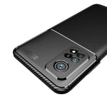 Custodia in TPU antiurto con trama in fibra di carbonio, For Xiaomi Mi 10T Pro