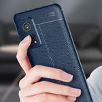 Custodia antiurto in TPU con texture Litchi, For Xiaomi Mi 10T Pro