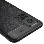 Custodia antiurto in TPU con texture Litchi, For Xiaomi Mi 10T Pro