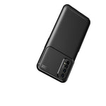 Per Huawei Y7a / P smart 2021 Custodia in TPU antiurto con struttura in fibra di carbonio